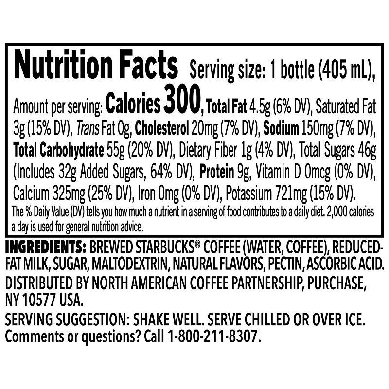 slide 4 of 4, Starbucks RTD Starbucks White Chocolate Mocha - 13.7 fl oz Glass Bottle, 13.7 fl oz