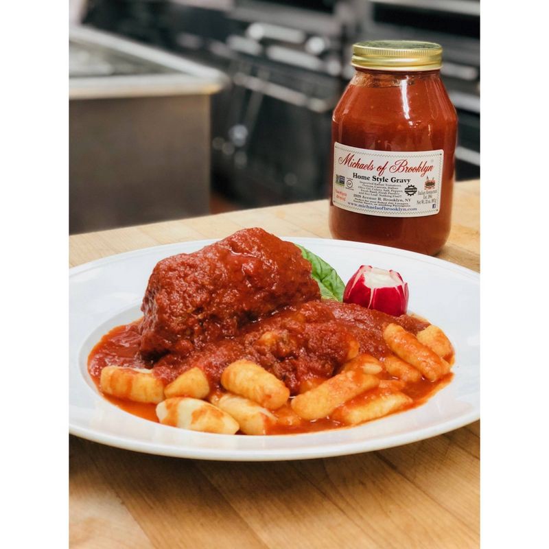 slide 4 of 5, Michaels of Brooklyn Michael's of Brooklyn Homestyle Gravy Sauce - 32oz, 32 oz