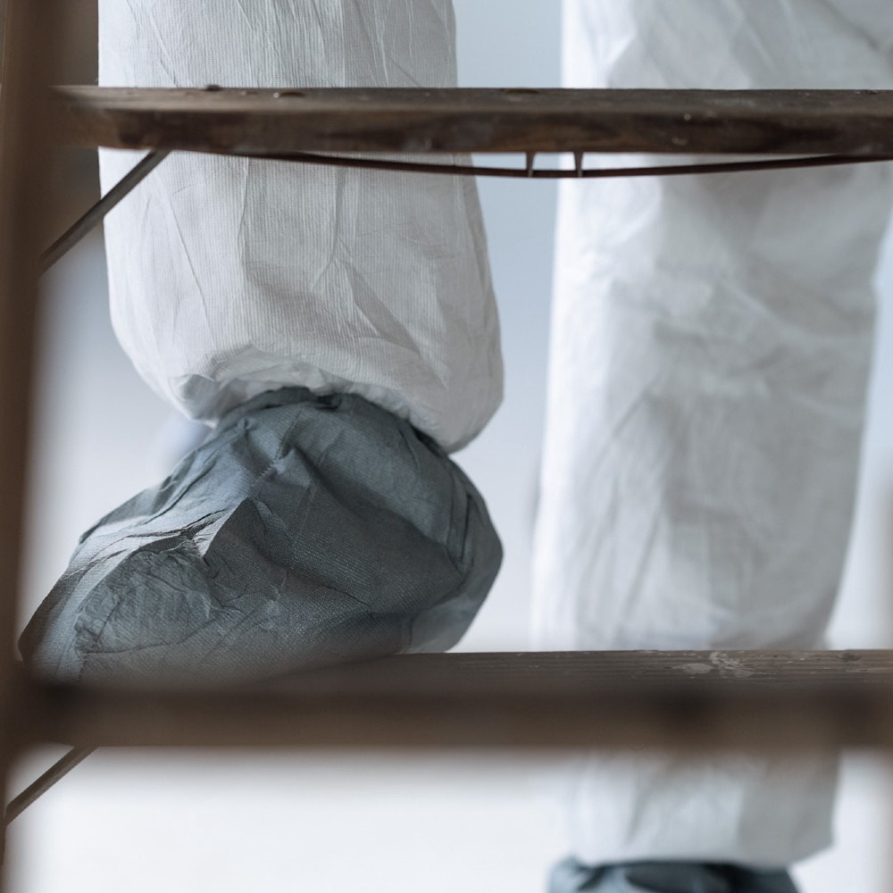 slide 6 of 6, Trimaco Tyvek Adult unisex White Long sleeve Coverall ( 3XL ), 1 ct