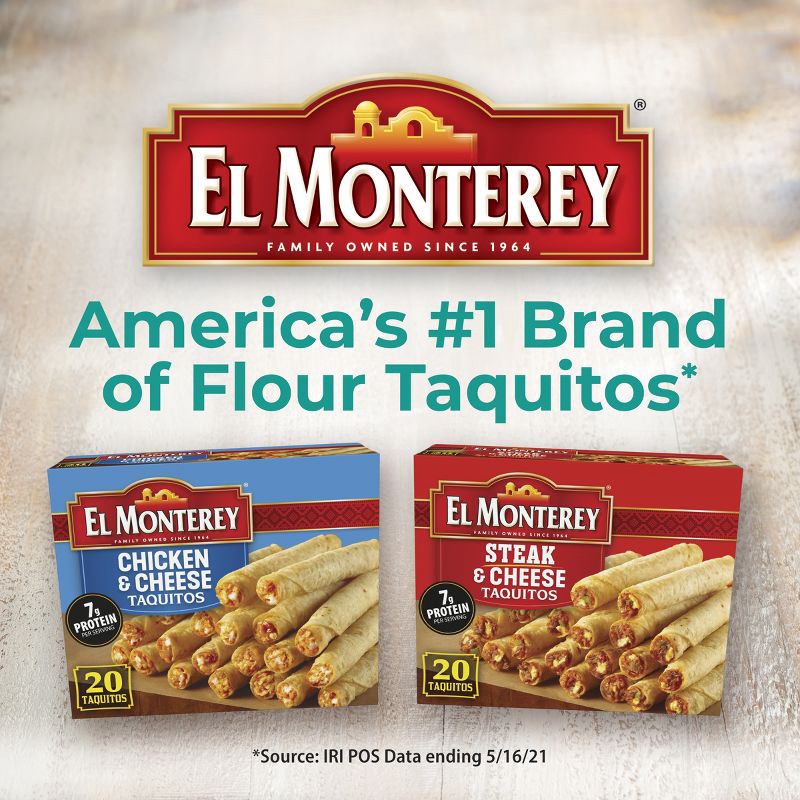 slide 7 of 8, El Monterey Southwest Chicken Extra Crunchy Frozen Taquitos - 20.7oz/18ct, 20.7 oz, 18 ct