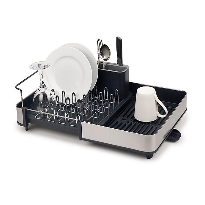 slide 5 of 7, Joseph Joseph Stainless Steel Dish Rack - Grey, 1 ct