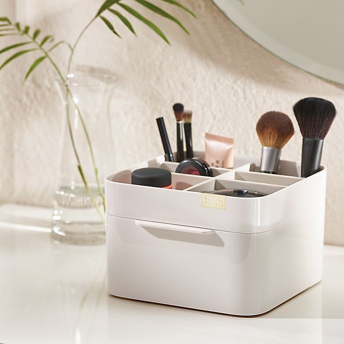 slide 4 of 7, Joseph Joseph Viva Cosmetic Organizer with Drawer - Shell, 1 ct