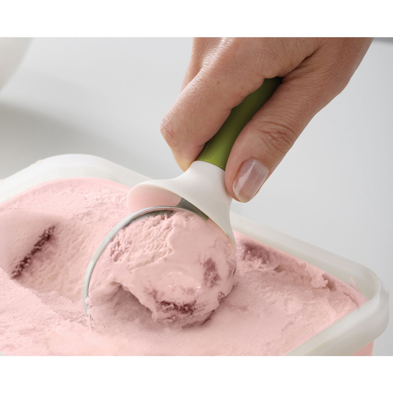 slide 3 of 4, Joseph Joseph Duo Non-Drip Ice Cream Scoop, 1 ct