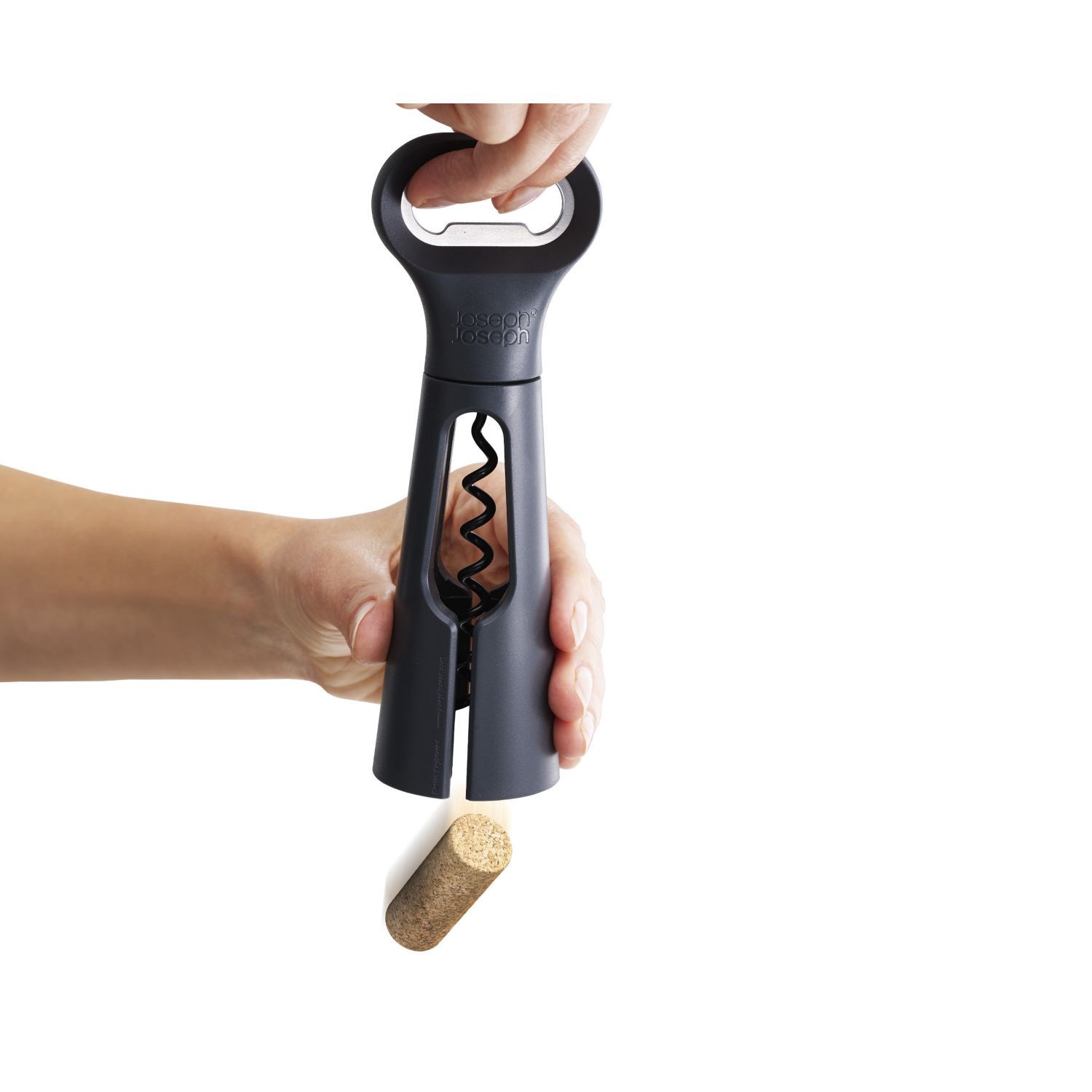 slide 3 of 4, Joseph Joseph Duo 3-In-1 Corkscrew, Gray, 1 ct