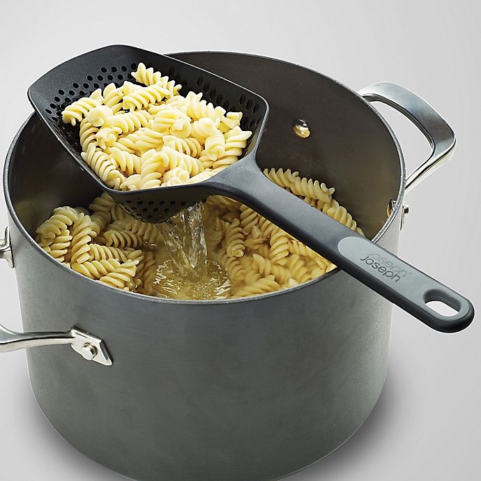 slide 3 of 3, Joseph Joseph Scoop Plus Large Colander - Black, 1 ct