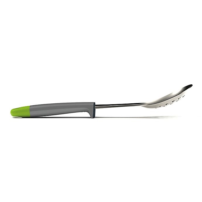 slide 4 of 4, Joseph Joseph Elevate Steel Slotted Spoon - Grey/Green, 1 ct