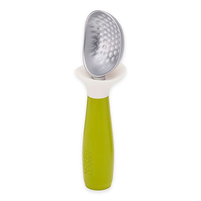 slide 1 of 3, Joseph Joseph Zinc Alloy Dimpled Ice Cream Scoop - Green, 1 ct