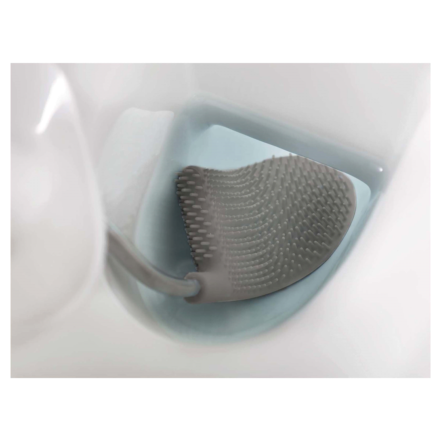 slide 4 of 5, Joseph Joseph Flex Toilet Brush with holder - Grey/White, 1 ct