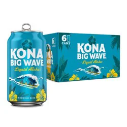 Kona Brewing Co. Kona Big Wave Golden Ale Beer - 6pk/12 fl oz Cans