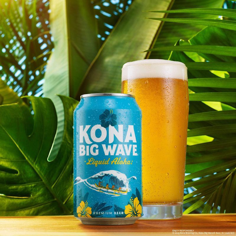 Kona Brewing Co. Kona Big Wave Golden Ale Beer - 12pk/12 fl oz Cans 12 ...