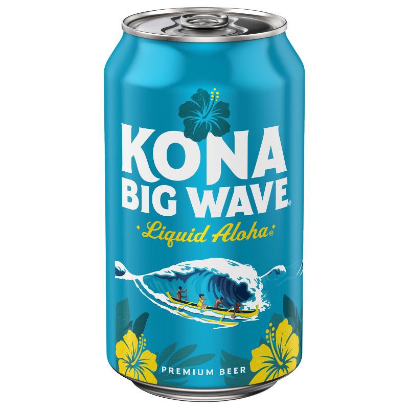 slide 10 of 10, Kona Brewing Co. Kona Big Wave Golden Ale Beer - 12pk/12 fl oz Cans, 12 ct; 12 fl oz