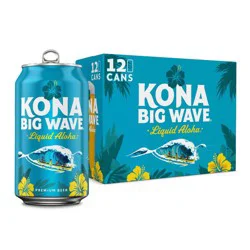 Kona Brewing Co. Big Wave Golden Ale Beer - 12pk/12 fl oz Cans