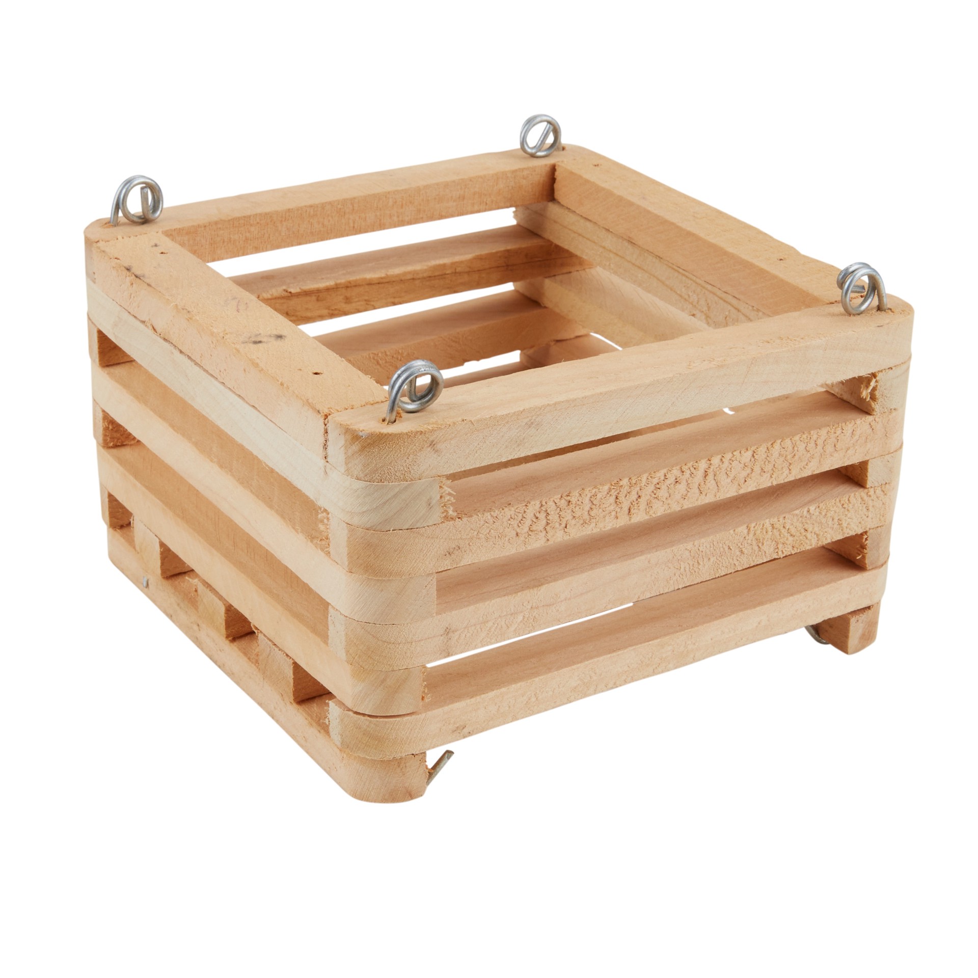 slide 1 of 6, Better-Gro 6 W Brown Wood Hanging planter, 1 ct