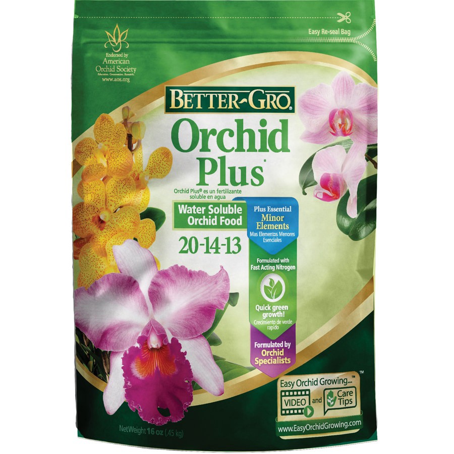 slide 1 of 3, Better-Gro Orchid Plus 16-14-13 Water-soluble Granules Indoor Plant Food for Orchids, 1 ct