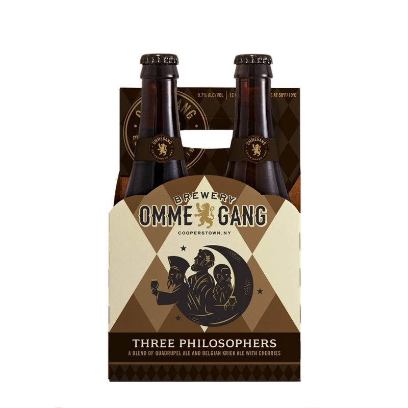 slide 2 of 3, Brewery Ommegang Ommegang Three Philosophers Belgian-Style Quadrupel Ale Beer - 4pk/12 fl oz Bottles, 4 ct; 12 fl oz