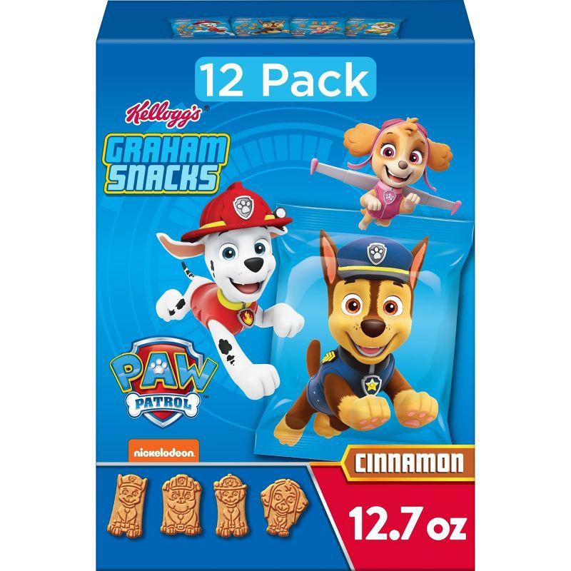 slide 1 of 11, Kellogg's Snacks Paw Patrol Grahams Snack Pack - 12.7oz/12ct, 12.7 oz, 12 ct
