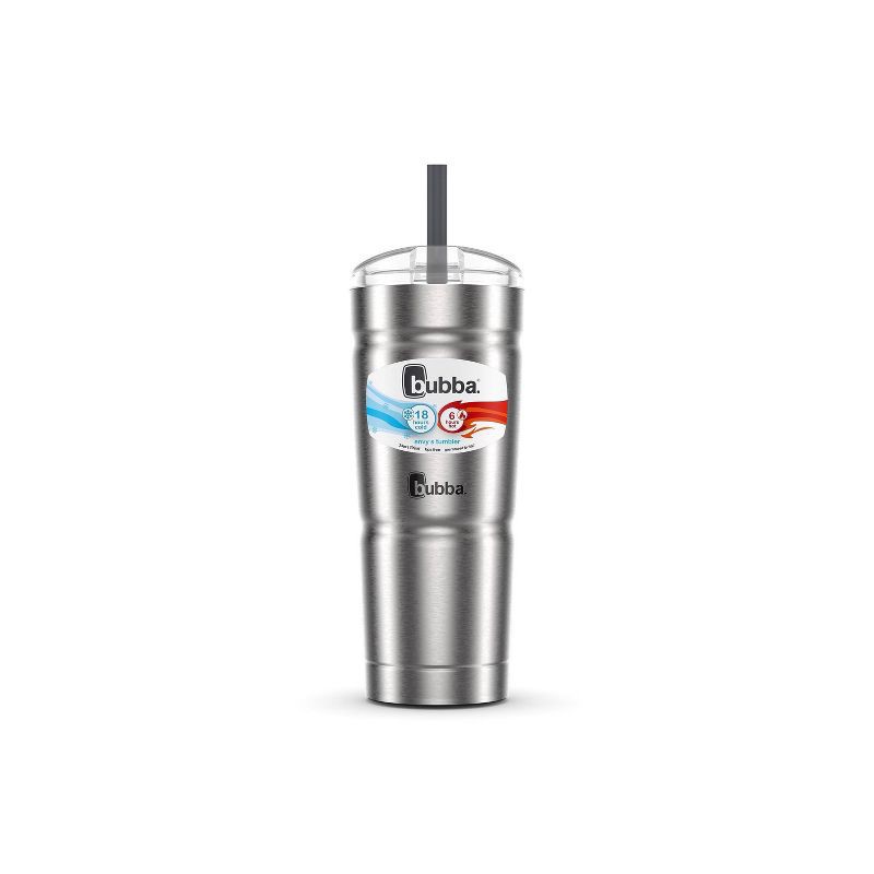 slide 4 of 8, bubba Envy S 24oz Stainless Steel Tumbler with Straw Gray, 24 oz