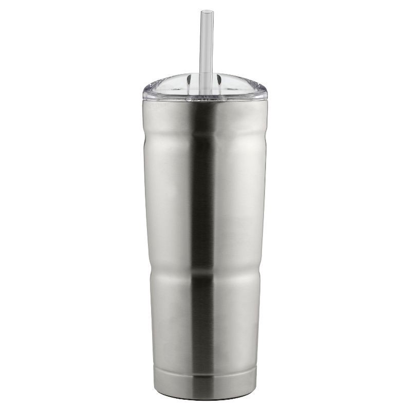 slide 3 of 8, bubba Envy S 24oz Stainless Steel Tumbler with Straw Gray, 24 oz