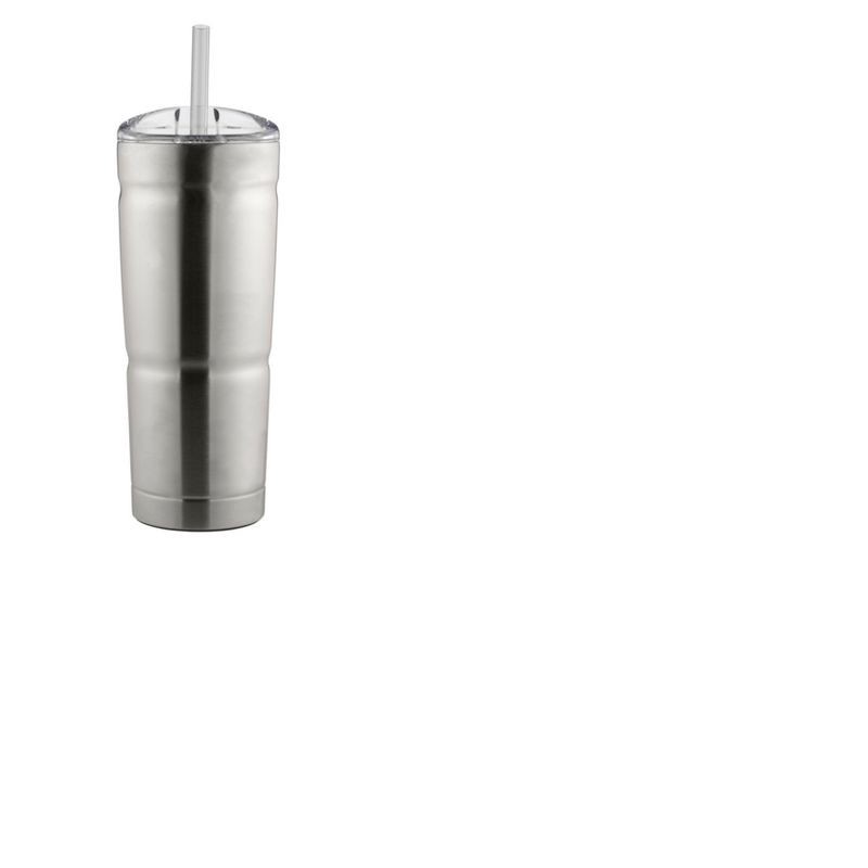 slide 2 of 8, bubba Envy S 24oz Stainless Steel Tumbler with Straw Gray, 24 oz