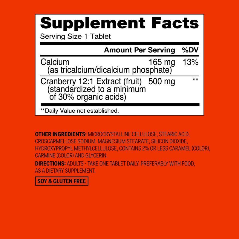 slide 4 of 4, Cranberry Dietary Supplement Tablets - 60ct - up&up™, 60 ct
