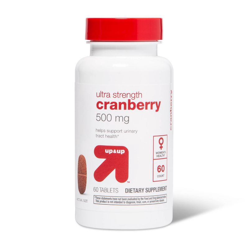 slide 1 of 3, Cranberry Dietary Supplement Tablets - 60ct - up & up™, 60 ct