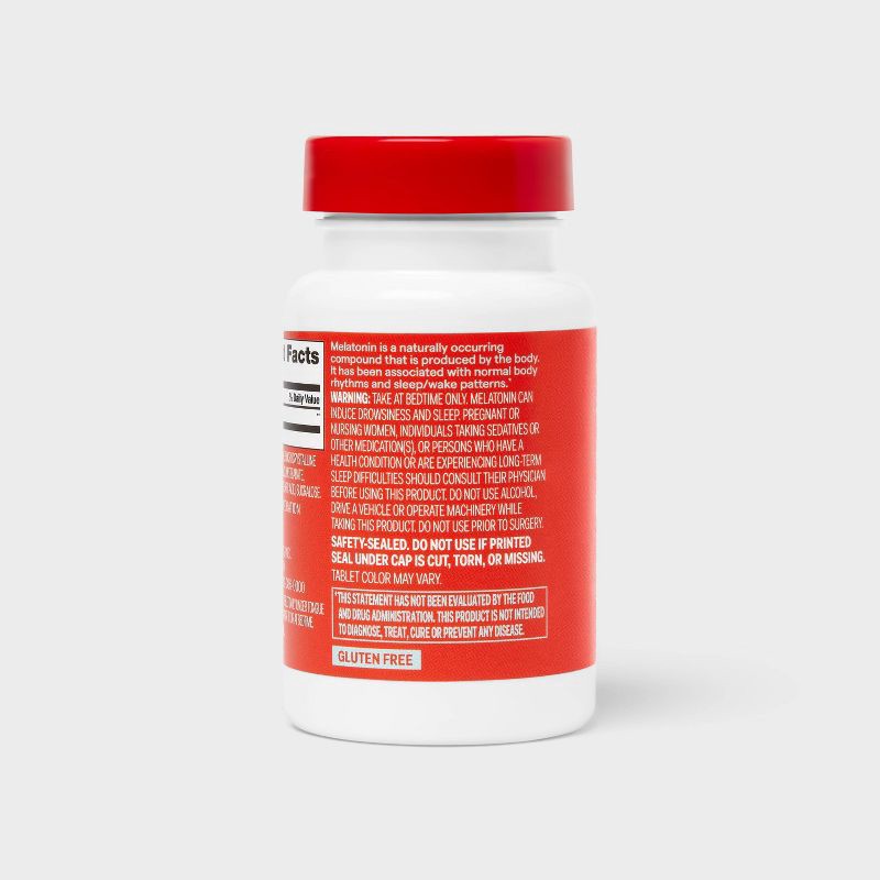 slide 4 of 4, Melatonin Quick Dissolve Tablets - Cherry Flavor - 90ct - up&up™, 90 ct