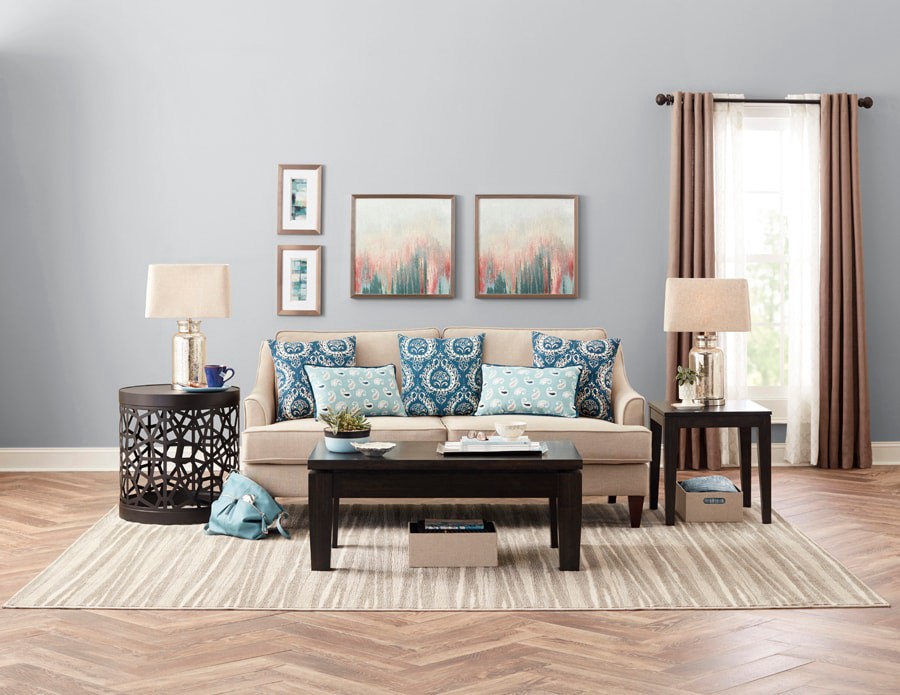 slide 4 of 6, allen + roth 10-in x 16-in Tan Linen Fabric Rectangle Lamp Shade, 1 ct