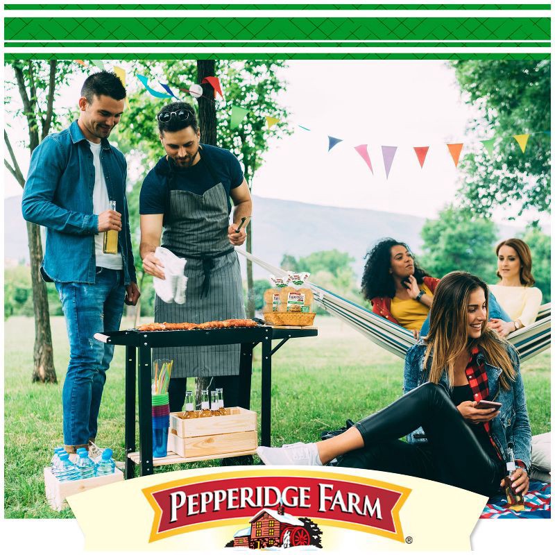 slide 3 of 8, Pepperidge Farm Farmhouse Hearty White Hamburger Buns - 20oz/8ct, 8 ct; 20 oz