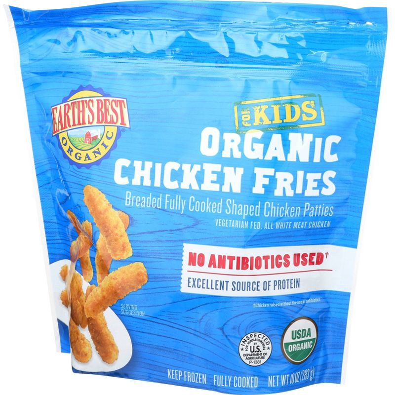 slide 2 of 6, Earth's Best Organic Frozen Chicken Fries - 10oz, 10 oz