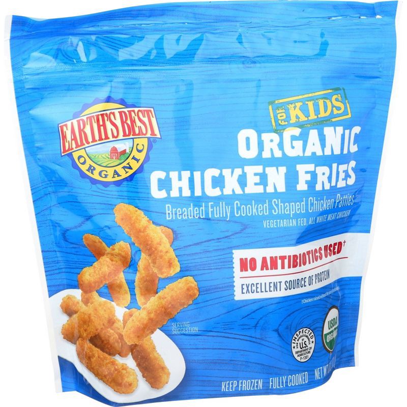 slide 4 of 6, Earth's Best Organic Frozen Chicken Fries - 10oz, 10 oz
