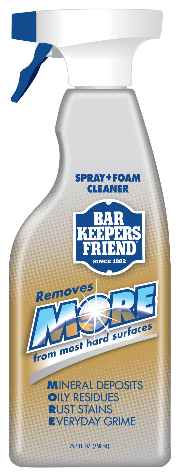 slide 1 of 4, Bar Keepers Friend 25.4 Fluid ounce(s) Lemon Foam Multipurpose Bathroom Cleaner, 1 ct