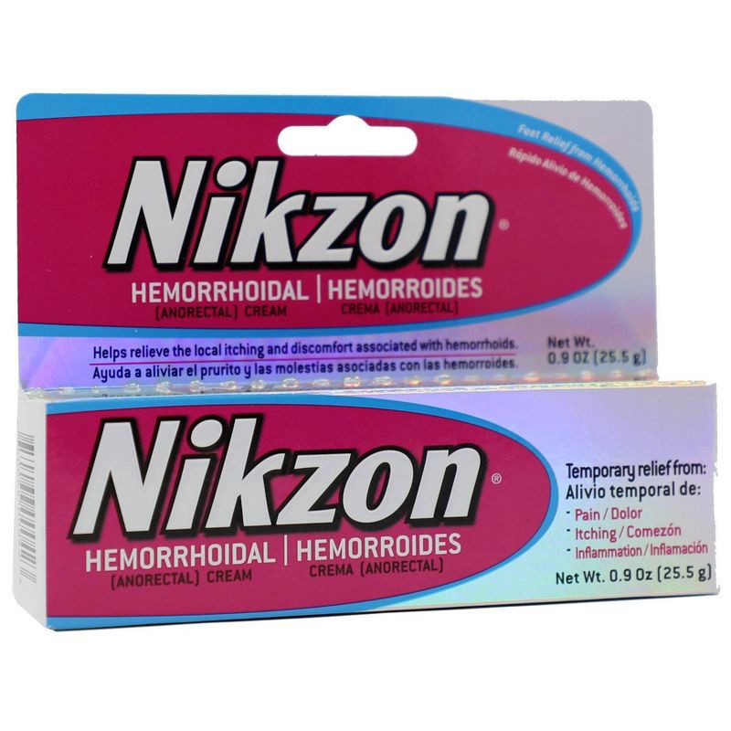 slide 4 of 9, Nikzon Hemorrhoidal Cream - 0.9oz, 0.9 oz