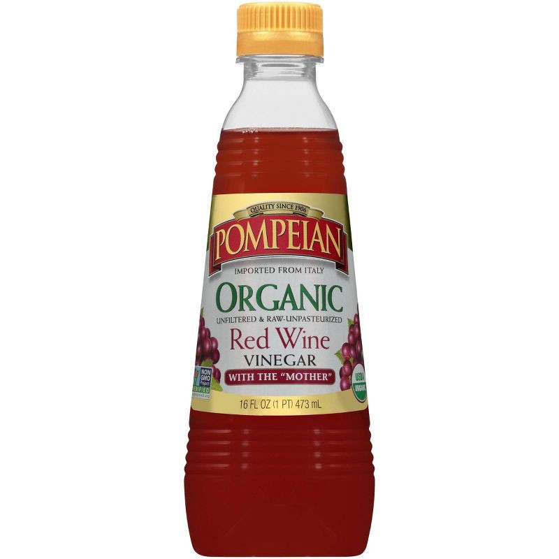 slide 10 of 10, Pompeian Organic Red Wine Vinegar - 16 fl oz, 16 fl oz