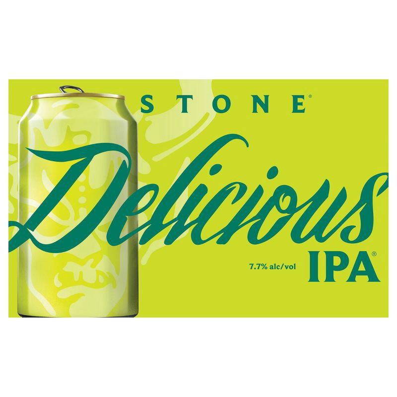 slide 1 of 5, Stone Delicious IPA Beer - 6pk/12 fl oz Cans, 6 ct; 12 fl oz