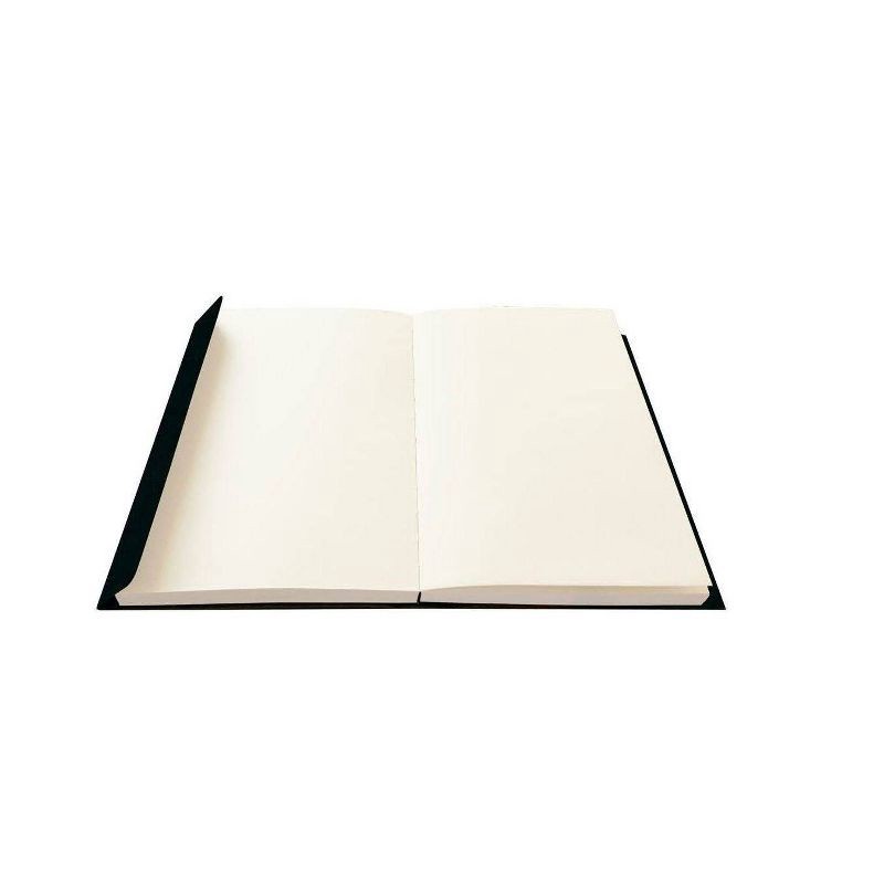 slide 4 of 6, Blank Sketchbook 8"x 11.41" Black- Piccadilly: Lay-Flat, Flexible Cover, 240 Pages, Multicolor, Plain Paper, All Ages, 1 ct
