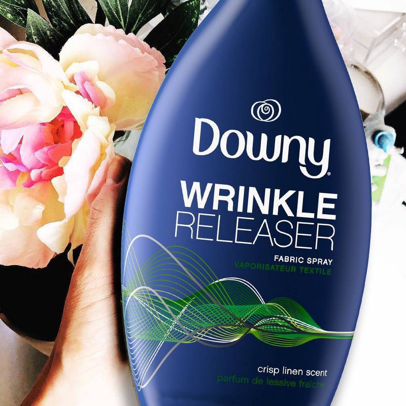 slide 10 of 10, Downy Crisp Linen Wrinkle Releaser Spray - 33.8oz, 33.8 oz