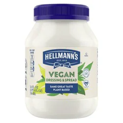 Hellmann's Vegan Dressing and Sandwich Spread Carefully Crafted - 24oz