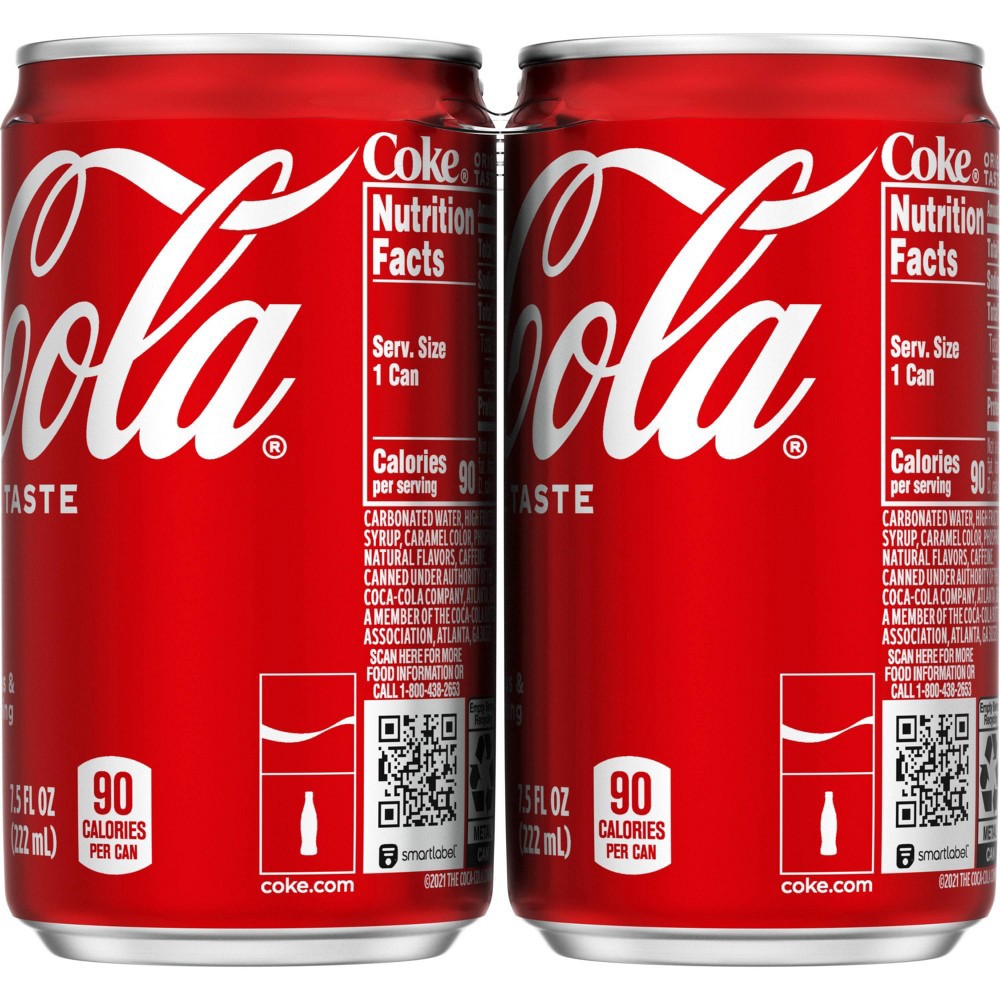 slide 9 of 11, Coca-Cola Soft Drink, 6 ct