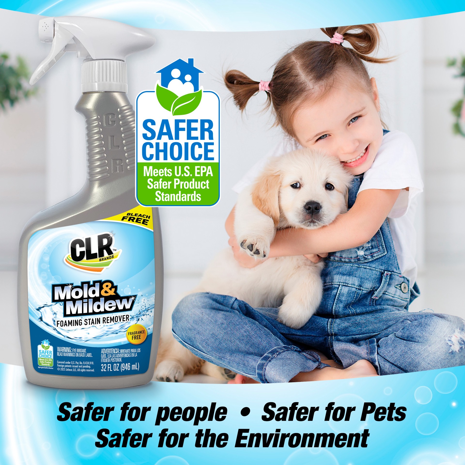 slide 3 of 6, CLR Mold and Mildew Clear 32 -fl oz Unscented Liquid All-Purpose Cleaner, 1 ct