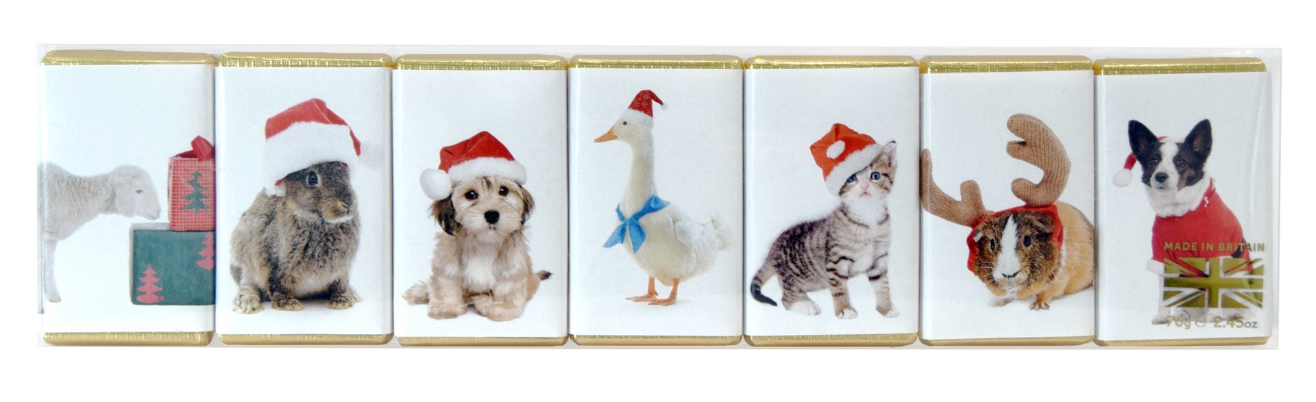 slide 1 of 1, House Of Dorchester Christmas Animal Slims, 7 ct