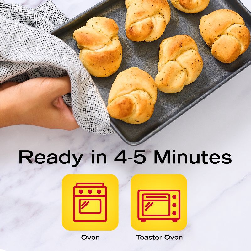 slide 5 of 6, New York Bakery Hand Tied Frozen Garlic Knots - 7.3oz, 7.3 oz