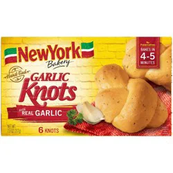 New York Bakery Hand Tied Garlic Knots - 7.3oz