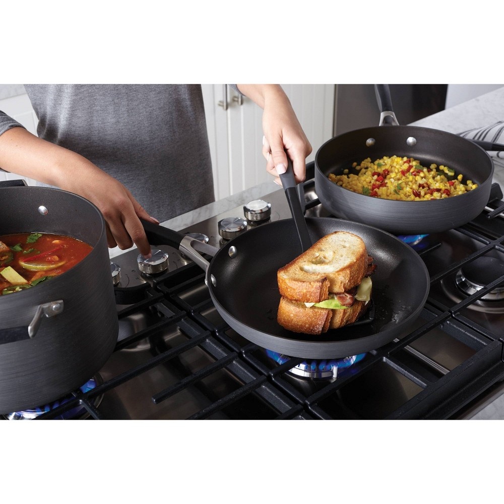 slide 7 of 7, Select by Calphalon 10pc Hard-Anodized Non-Stick Cookware Set, 10 ct