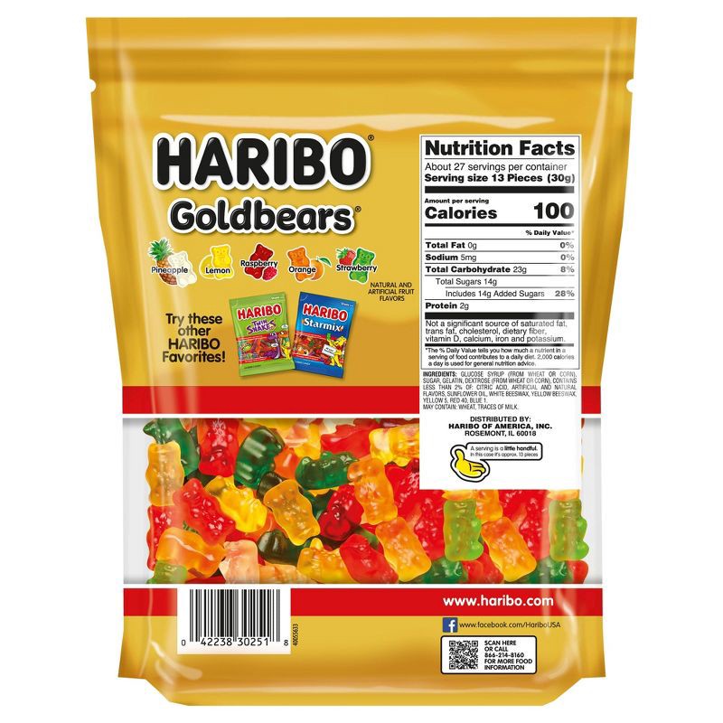 slide 2 of 3, Haribo Goldbears Party Size Candy - 28.8oz, 28.8 oz