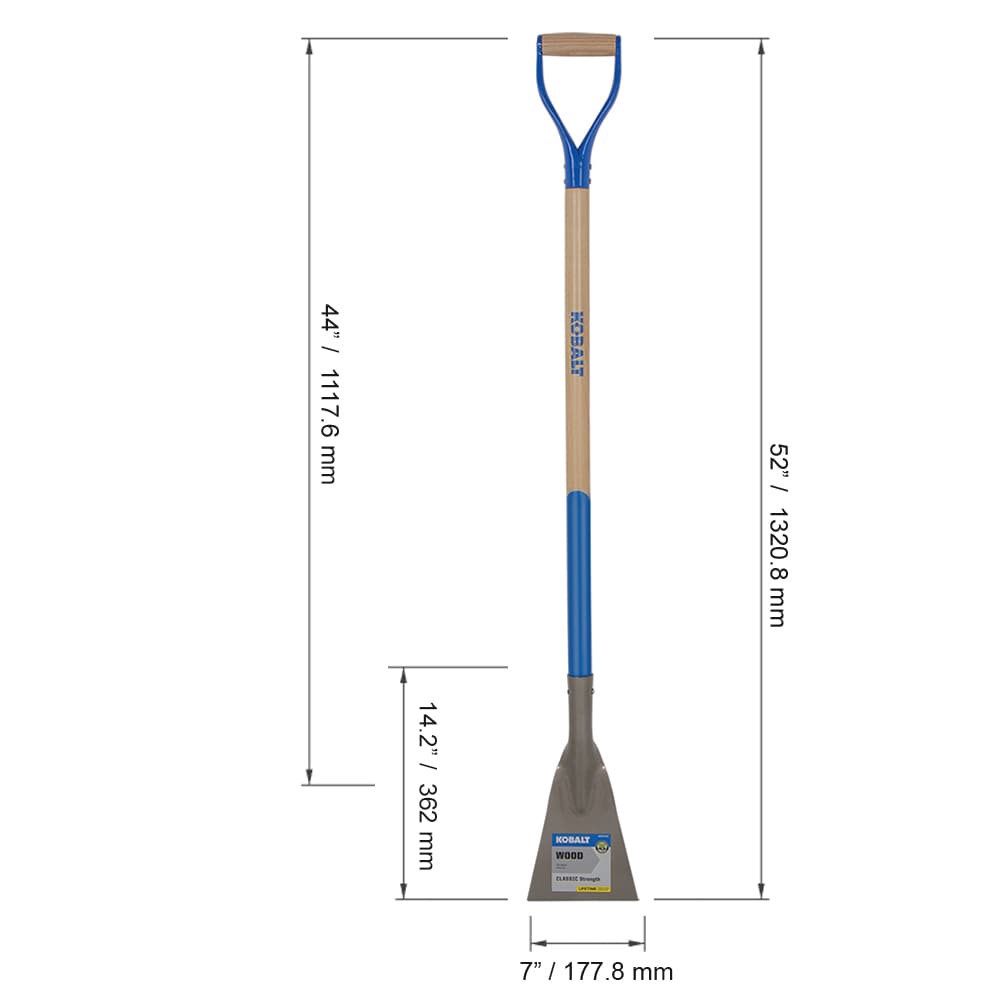 slide 4 of 4, Kobalt 44-in L Forged Ice Scraper, 1 ct