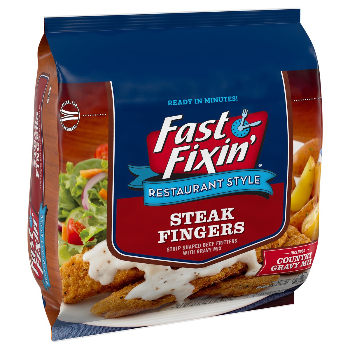 slide 6 of 8, Fast Fixin'® frozen restaurant style steak fingers, 22.75 oz