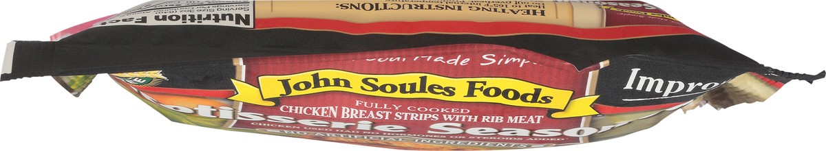 slide 10 of 10, John Soules Foods Seasoned Rotisserie, 16 oz, Frozen, 16 oz