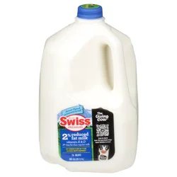 Swiss Premium Dairy 2% Reduced Fat Milk with Vitamin A and D, Milk Gallon - 1 Jug - 1 gal