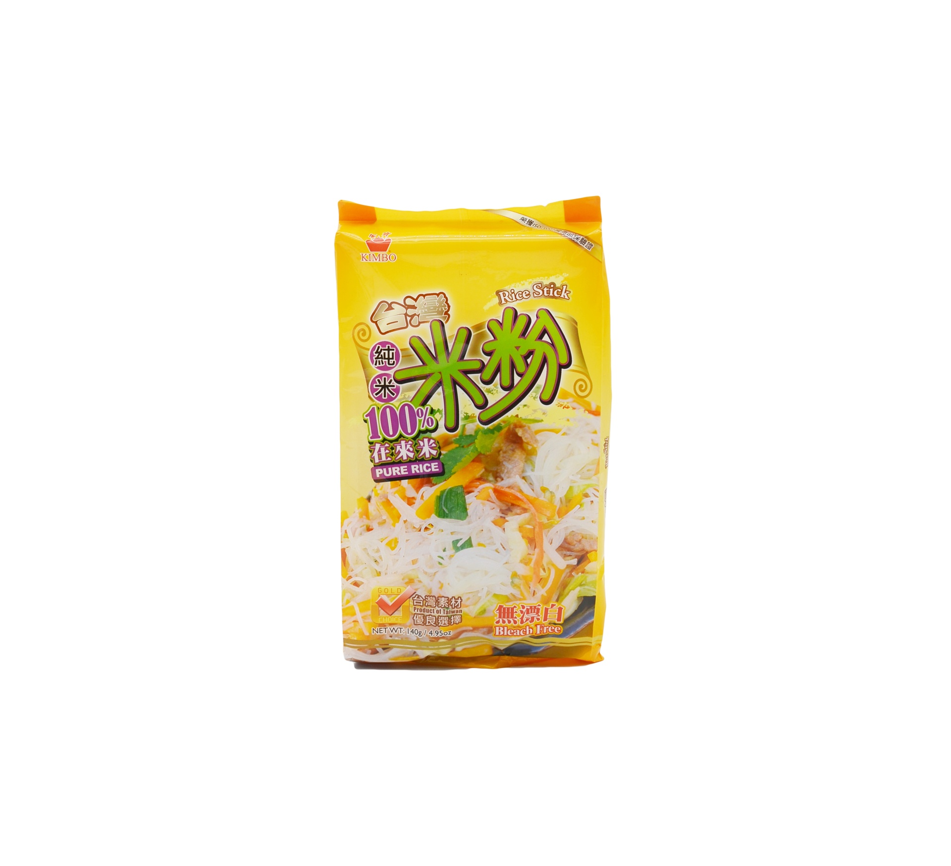 slide 1 of 1, Kimbo Taiwan Hsin Chu Rice Stick, 140 gram