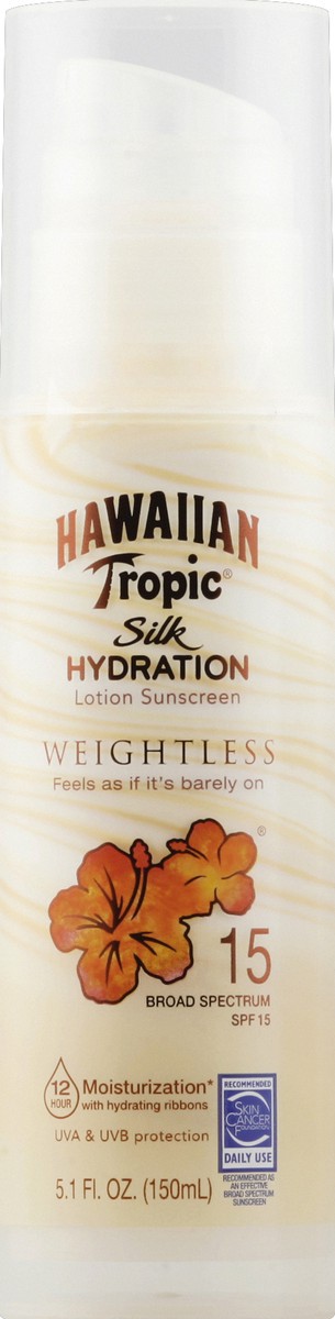 slide 2 of 2, Hawaiian Tropic Silk Hydration Lotion Sunscreen - SPF 15, 5.1 fl oz